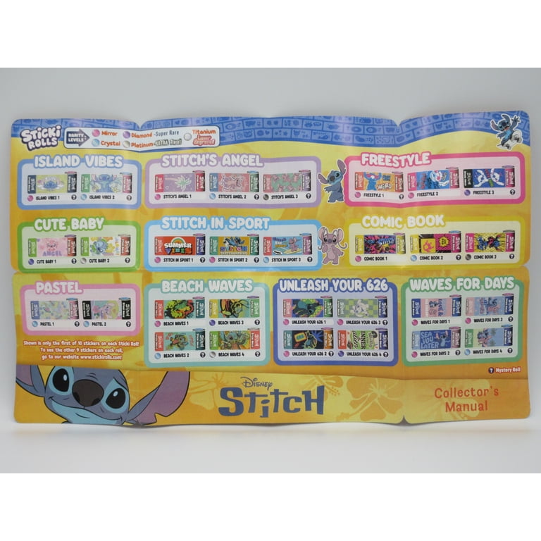 Sky Castle, Sticki Rolls Disney Stitch Sticker Jewelry, 120 Stickers ...