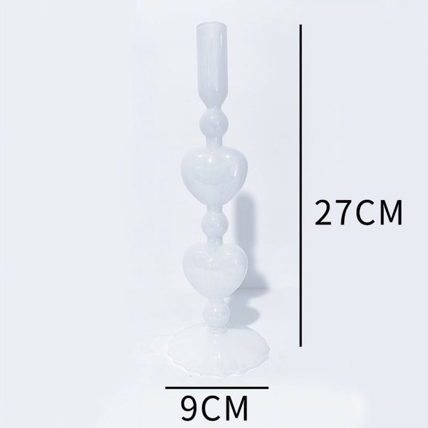 Candelabro de cristal para decoración del hogar, candelabro de boda romántico nórdico simple, candelabro de cristal retro francés