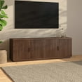 thumbnail image 3 of Mero Rectangular TV Stand for TV's up to 75" in Satin Walnut, 3 of 6