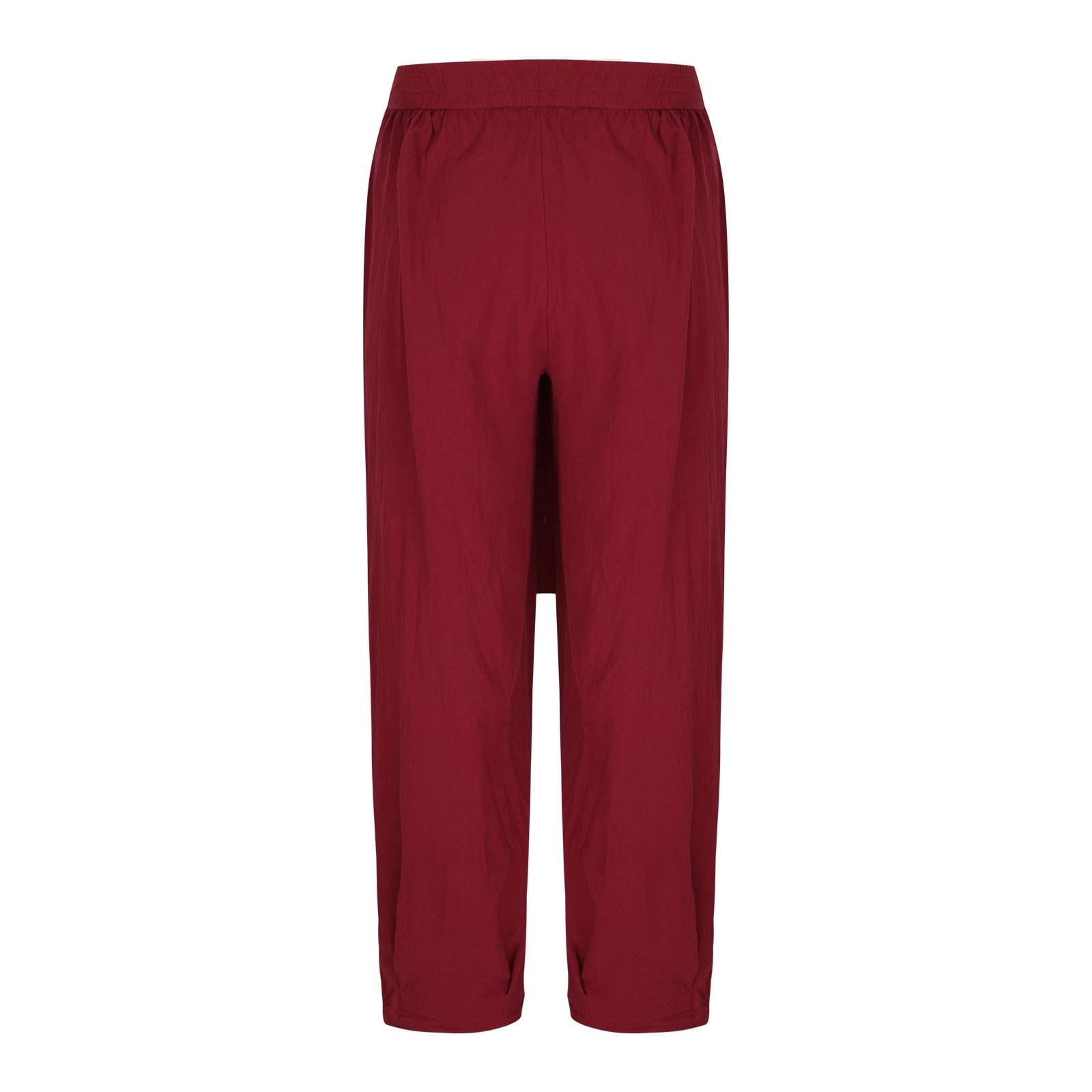 Men Chinese Style Kung Fu Pants Tai Chi Loose Trousers Casual Retro Wide Leg Pants Hippie Drop Crotch Harem Beach Trousers