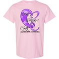 thumbnail image 3 of Inktastic Care, Support, Cure Alzheimers Awareness T-Shirt, 3 of 5
