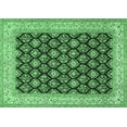 thumbnail image 1 of Ahgly Company Indoor Rectangle Persian Emerald Green Traditional Area Rugs, 2' x 5', 1 of 4