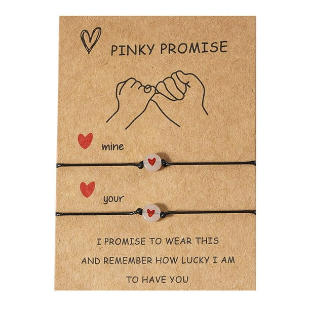 Pulsera para mujeres, hombres, cuentas de la suerte, amor, corazón, pulseras para parejas, chicas adolescentes, amistad, joyería que brilla en la oscuridad