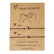 thumbnail image 1 of Pulsera para mujeres, hombres, cuentas de la suerte, amor, corazón, pulseras para parejas, chicas adolescentes, amistad, joyería que brilla en la oscuridad, 1 of 5