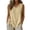 Khaki, variant on Summer Tops for Women Plus Size V-Neck Sleeveless Circle Tops - Ruffle Flounce for Everyday Army Green S