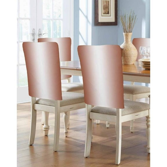 nqOlkjepod Dark Orange Ombre Chair Covers Set of 4, Decorative Chair Back Cover, Modern Gradient Abstract Art Dining Room Chair Slipcovers Removable Chair Protectors Covers for Party Banquet