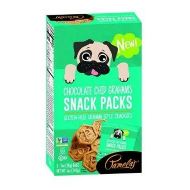 Pamelas Crackers, GlutenFree, Chocolate Chip, Graham Style, Snack Packs, Box