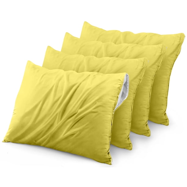 Protectores de almohada Utopia Bedding, impermeables, estándar, paquete de 4