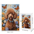 thumbnail image 2 of Brown Poodle Dog With Flower Oil Painting 1000-Piece Dog Puzzle for Adults - Fun and Challenging Jigsaw Experience,Wooden, 2 of 8