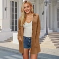 thumbnail image 2 of idosla Cardigan Sweaters for Women Trendy Fall 2025 Long Sleeve Button Down Oversized Knit Sweater Outerwear (Coffee, XXL), 2 of 9