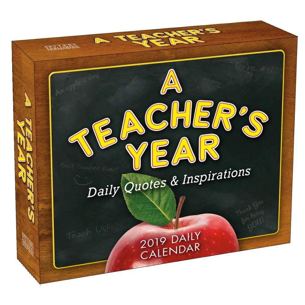Teacher S Year Desk Calendar Back To School By Calendars