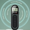 thumbnail image 6 of BAOQIN Personal Fm Walkman Radio, Fm Radio Mini Digital Tuning Portable Radio with Headphones&nbsp;For Gym, Jogging, Walking, Camping Black, 6 of 7