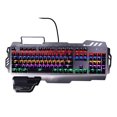 thumbnail image 1 of Teclado mecánico teclado retroiluminado USB RGB de aleación de aluminio de 104 teclas para juegos teclado portátil duradero con cable para PC y jugadores ANGGREK Otros, 1 of 8