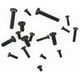 thumbnail image 3 of Whataatahia - Juego de 500 tornillos de cabeza redonda para gafas, universales, para portátiles, M1,2, M1,4, M2, color negro, 3 of 7