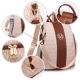 thumbnail image 5 of MKP Woman Fashion Backpacks Handbags Anti-Theft Travel School Bags Shoulder Purse Wallet Set 2pcs, 5 of 9