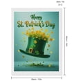 thumbnail image 2 of Diamond Art Kit for Adults, St Patricks Day Hats Festive Diamond Painting for Adults Beginners, 5D DIY Diamond Art Painting Kits, Colorful Diamond Painting Craft for Home Decor 12x16, 2 of 7