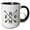 Black/White, variant on 3drose, Image of Arrow with Text of H,o,m,e, 11oz Two-tone Green Mug