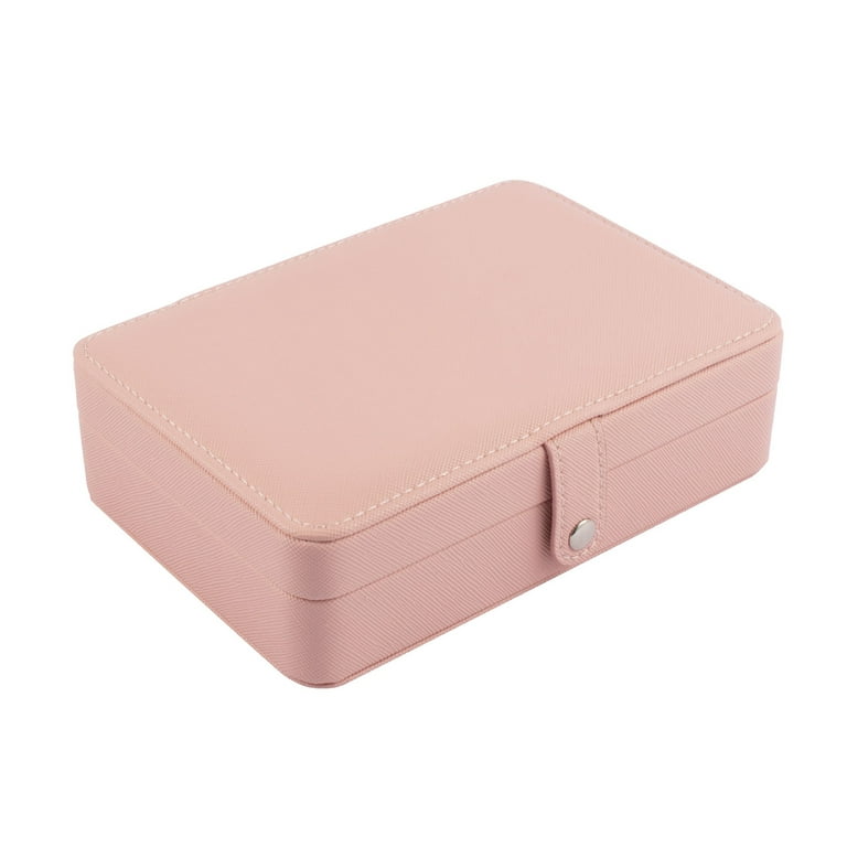 Portable Pink Jewelry Box With Drawer Ideal For Rings, Earrings, Necklaces  And More Convenient Storage Handle Bags From Goodhopes, $1.57