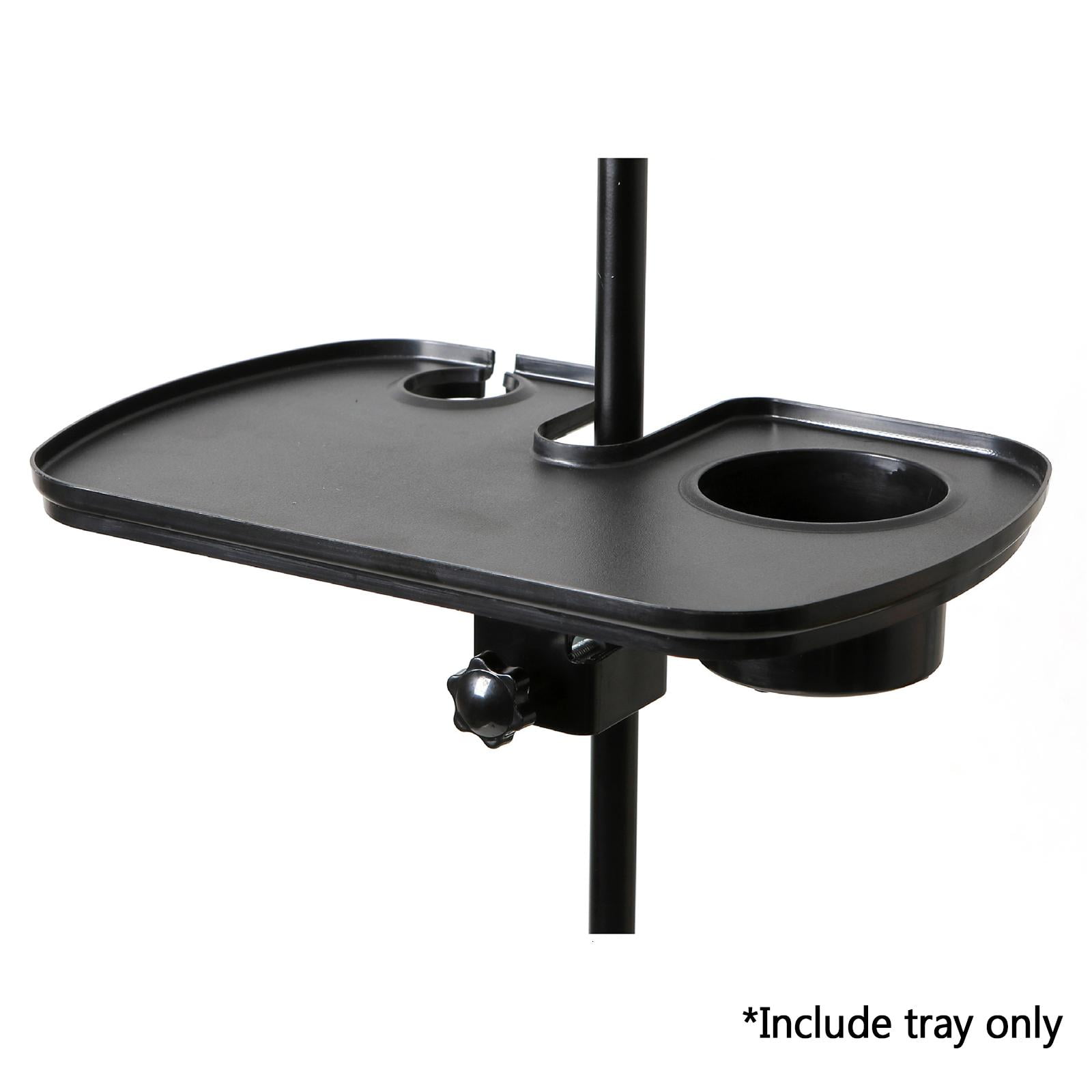 SDFGTstore Plastic Microphone Stand Tray Stage Concert Performance Vocal Guitar Accessory with Drink Holder Microphone Holder