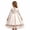d-335Beige713, variant on HAYIMI Child Elegant Lace Girls Party Dress Long Sleeve Satin Bodice Overlay Bow Evening Gown O-Neck Classic Dresses