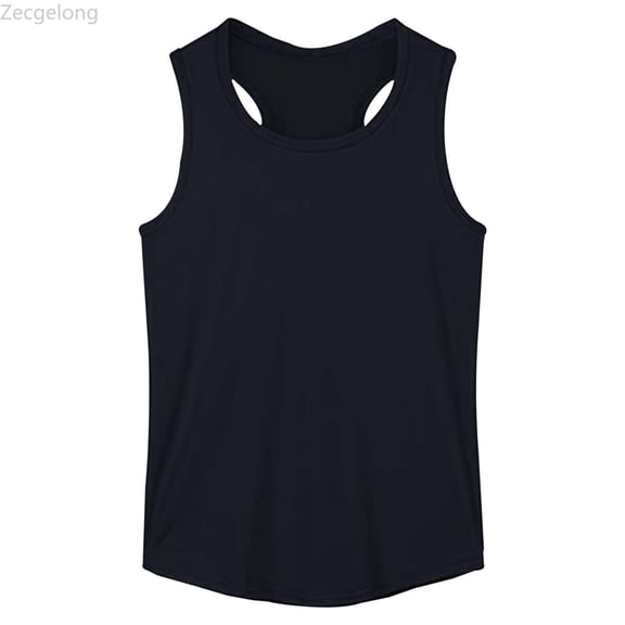 Zecgelong Girls Tank Tops Flowy Loose Fit Sleeveless Shirts Basic Casual Summer Tunic Tops Size for Girl 3-4 Years