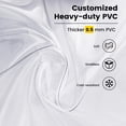 thumbnail image 3 of Mochila transparente Vorspack Heavy Duty de PVC transparente negro, 3 of 6