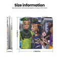 thumbnail image 3 of Qekee Monster High Print Compact Makeup Mirror Folding Mini Pocket Mirror Portable Hand Mirror Double-Sided 2 x 1x Magnification for Woman Girls-Square, 3 of 9