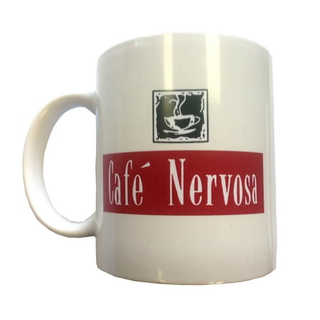 Cafe Nervosa Coffee Mug Frasier Crane Seattle Psychiatrist TV Show Shop