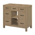 thumbnail image 6 of 36'' Bathroom Vanity Cabinet with 2 Drawers, Doors, Adjustable Storage Panel and Vintage Handle, Modern DresserStorage Cabinet, 6 of 8