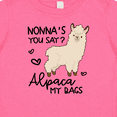 thumbnail image 4 of Inktastic Nonna's You Say Alpaca My Bags Boys or Girls Baby T-Shirt, 4 of 5