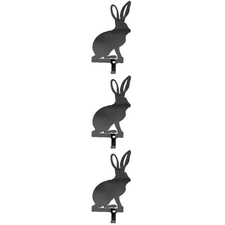 

Cap Decorations Decorative Coat Hooks 3 Pieces Rabbit Animal Vintage Retro Clothes Hanger