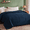 Navy Blue, variant on Sonive Queen Quilted Comforter, Soft Lightweight Warmth Down Alternative with Corner Loops, White