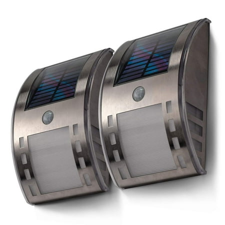 Home Zone Security Solar Wall Lights Outdoor Fence Post Home Zone Security Solar Wall Lights