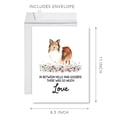 thumbnail image 5 of Koyal Wholesale Jumbo Pet Sympathy Card with Envelope, Shetland Sheepdog, Dog Grief Bereavement Card 8.5" x 11", 1-Pk, 5 of 5