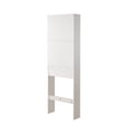 thumbnail image 6 of Over the Toilet Storage Cabinet with Double Doors, 4 Tier Bathroom Organizer Rack Space Saver with Shelf for Bathroom, Restroom, 6 of 9