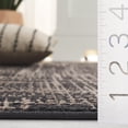 thumbnail image 5 of SAFAVIEH Mila Heidi Geometric Striped Polyester Area Rug, Brown/Black, 5'3" x 7'6", 5 of 11