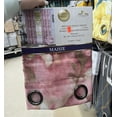 thumbnail image 2 of Maisie Floral Printed Sheer Grommet Window Panel, Rose, 54x84 Inches, 2 of 2