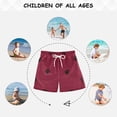 thumbnail image 6 of Black Paw Prints Swim Trunks Board Shorts Beach Pants Bathing Bottoms M, 6 of 8