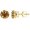 Yellow Gold, variant on 1 Carat Total Weight Brown Diamond Solitaire Stud Earrings Pair 18K White Gold Popular Premium Collection 4 Prong Screw Back