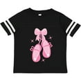 thumbnail image 3 of Inktastic Ballerina Pink Ballet Slippers Girls Toddler T-Shirt, 3 of 5