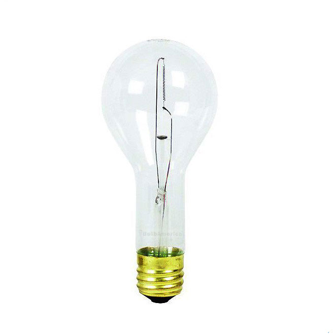 Philips 200w 250v PS30 Clear Rough/Vibration Service Incandescent Light