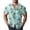Light Blue, variant on Hawaiian Shirt for Men Short Sleeve Button Down Coconut Palm Print Aloha Shirts Casual Beach Vacation Clothes