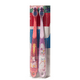 thumbnail image 4 of Cepillo dental infantil 4 unidades Cerdas suaves Doble mango ergonómico Rosa y Azul, 4 of 5