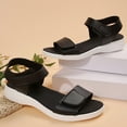 thumbnail image 5 of Summer Women's Comfortable Walking Sports Slides Sandals Casual Lightweight Non Slip Shoes Breathable Soft Wedges Open Toe Orthopedic Arch Support Ankle Strap Beach Sandals, 5 of 7