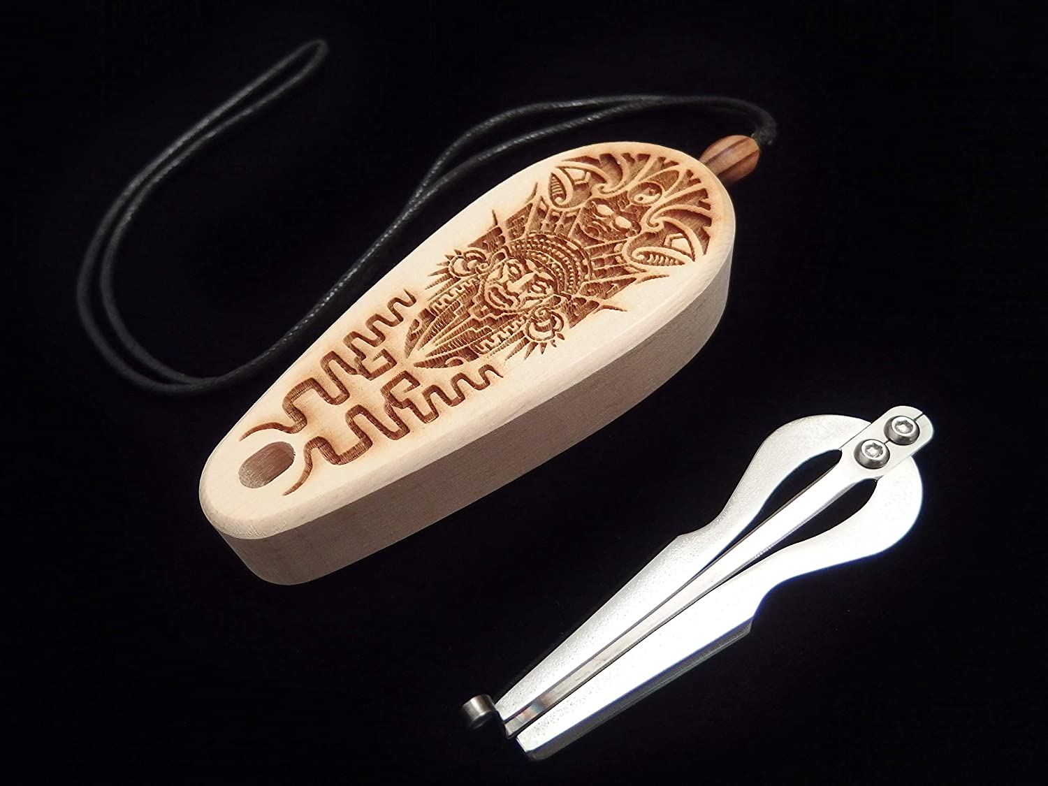 Jew's Harp by D.Glazyrin Wave in Cedar case Shaman mouth musical