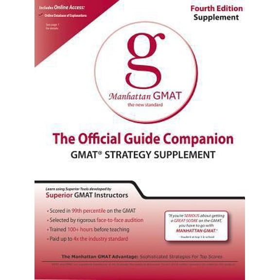 Pre-Owned Official Guide Companion (Manhattan GMAT Prep) (Paperback) 0984178015 9780984178018
