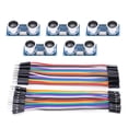 thumbnail image 3 of FLAMEEN 5Pcs Ultrasonic Distance Measuring Module For RaspberryPi+Male To Female Jump Wire HC‑SR04,Distance Measuring Module With Jump Wire,Ultrasonic Sensor For Raspberry Pi, 3 of 8