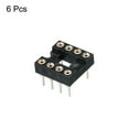 thumbnail image 3 of Uxcell DIP IC Chip Socket Adapter Round Pin 8P 2.54mm Pitch IC Socket for PCB Board Chip, 6 Pack, 3 of 7