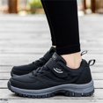 thumbnail image 3 of CAICJ98 Walking Shoes Women Slip on Sneakers Women Walking Shoes Arch Support Tennis Shoes,Black, 3 of 5
