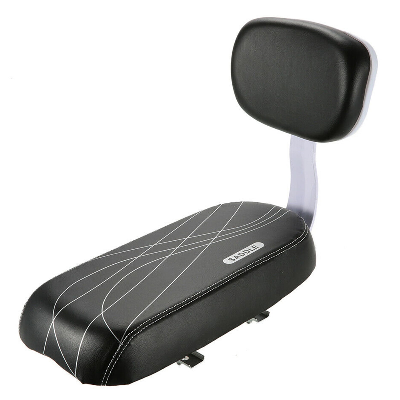 Selle Vélo Confort Extra Large Avec Coussin Et Dossier Amovible